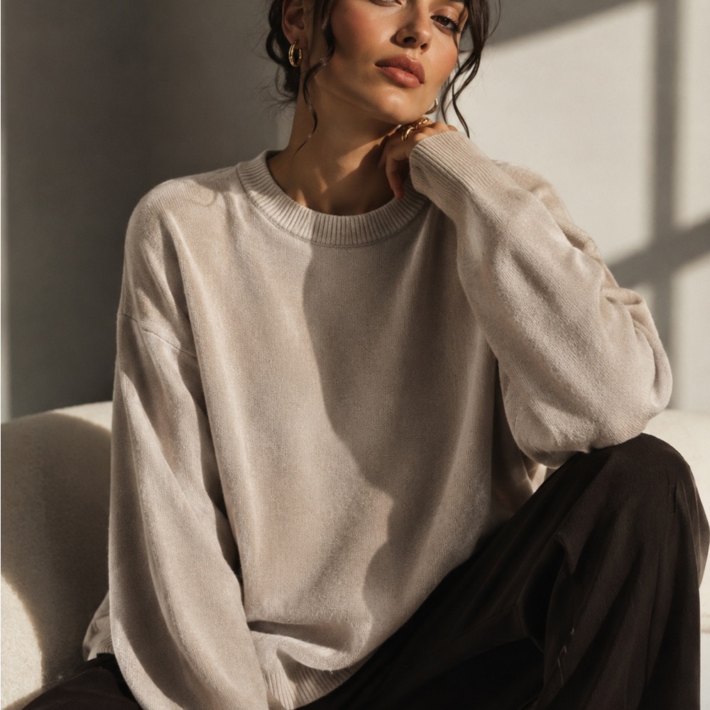 COS Ribbed Crewneck Sweater -